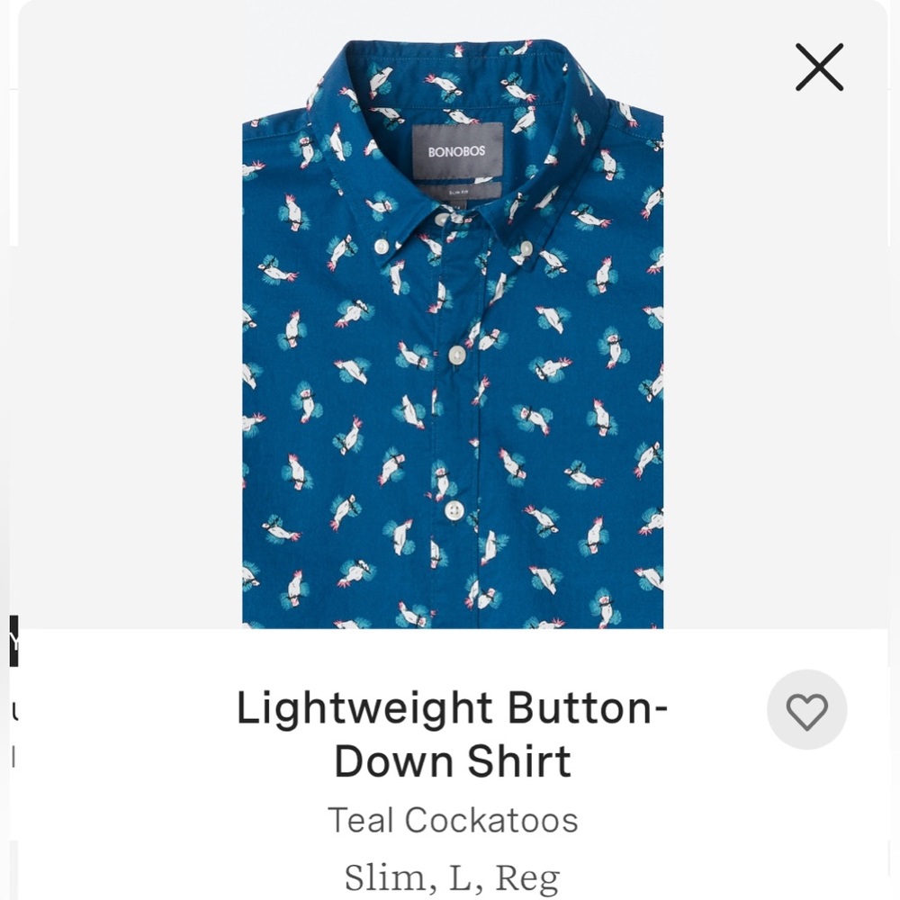 Bonobos Slim Large Shirt